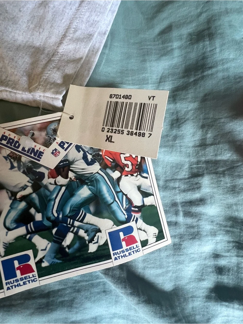 Vintage Philadelphia Eagles Gray TShirt Russell Athletic Youth XL New With Tags